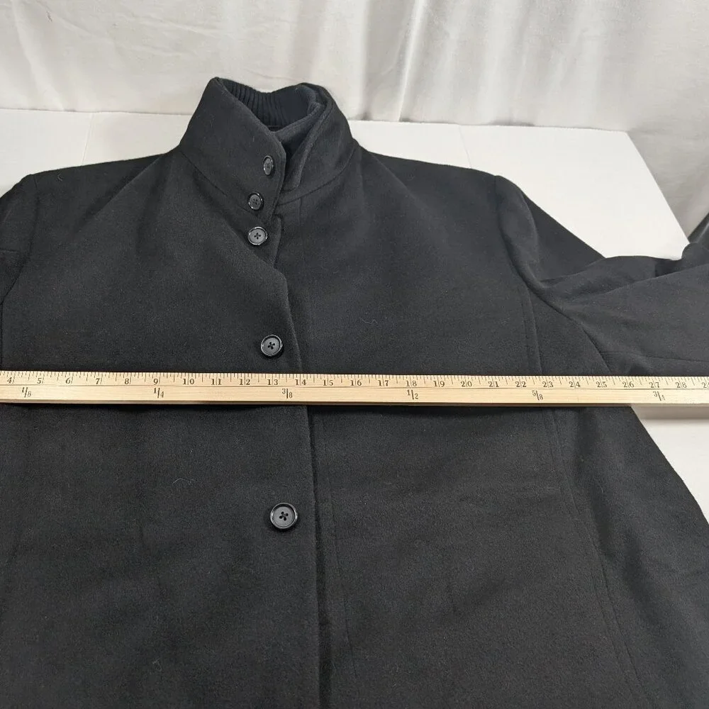 J Ferrar Men's Wool Coat Double Layer Goth Grunge XL